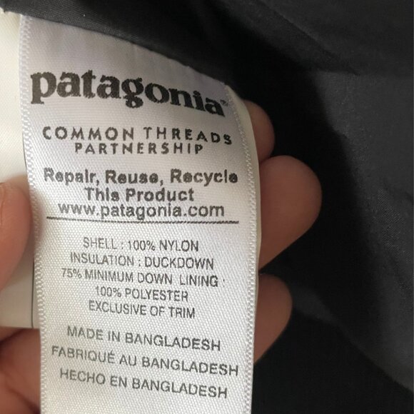 PATAGONIA W's Prow Bomber Jacket in Black | Down winter coat | Size: S - Picture 4 of 14